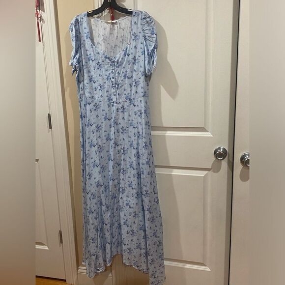 Coralie Maxi Dress. Mystical blue - Picture 9 of 11